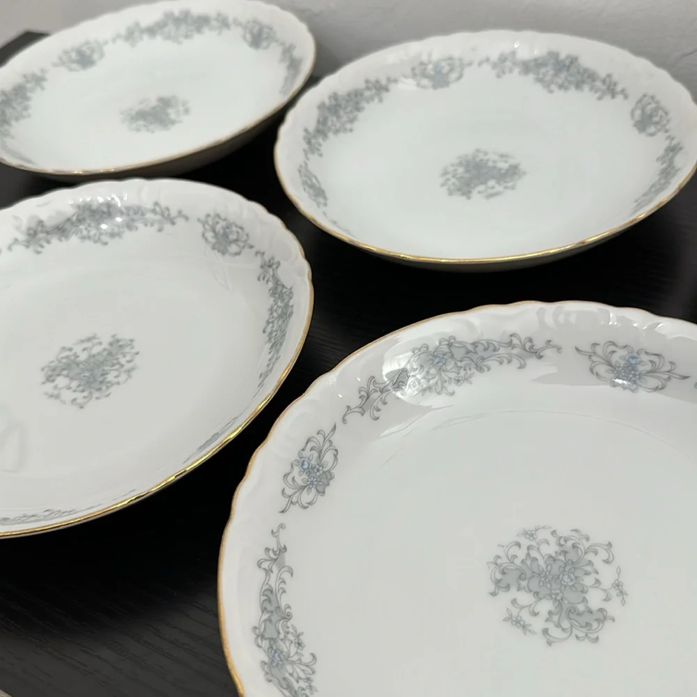 Rose China Florissant Coupe 5 Soup Bowls